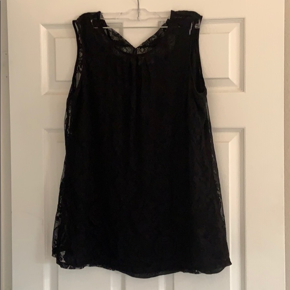 Black lace Top by Cabi